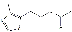 4-甲基-5-乙酰氧基乙基噻唑 结构式
