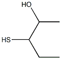 3-巯基-2-戊醇 结构式