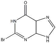 2-BROMO-4,9-DIHYDRO-1H-PURIN-6(5H)-ONE 结构式