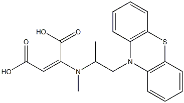 PROMETHAZINEMALEATE 结构式