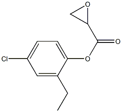 ETHYL-P-CHLOROPHENYL GLYCIDATE 结构式