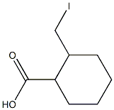 2-(Iodomethyl)cyclohexanecarboxylic acid 结构式