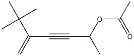 Acetate, 4-(1,1-dimethylethyl)-1-methyl-4-penten-2-ynyl ester 结构式
