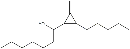 Cyclopropane, 1-(1-hydroxy-1-heptyl)-2-methylene-3-pentyl- 结构式