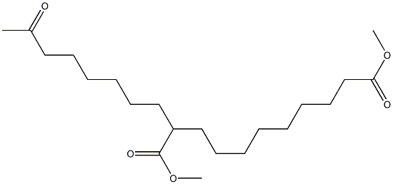 Methyl 10-methoxycarbonyl-17-oxooctadecanoate 结构式