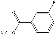 Sodium 3-fluorobenzoate 10% solution 结构式