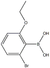 2-Bromo-6-ethoxybenzeneboronic acid 98% 结构式