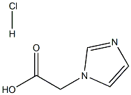 2-(1H-IMIDAZOL-1-YL)ACETIC ACID, HCL 结构式