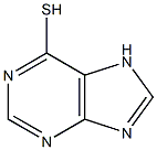 6-MERCAOPTOPURINE 结构式