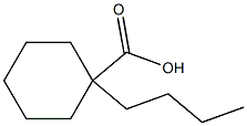 TRANS-TRANS-4-N-BUTYLCYCLOHEXYL-4-CARBOXYLIC ACID 结构式