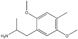 2,5-DIMETHOXY-4-METHYLAMPHETAMIN 结构式