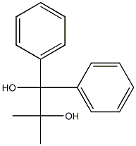 1,1-二苯-2,2-二甲-1,2-乙二醇 结构式