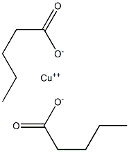 戊酸銅(II) 结构式