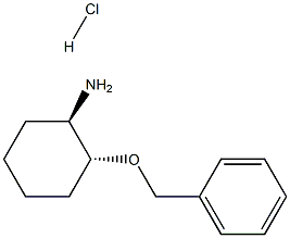 (1R,2R)-(-)-2-Benzyloxycyclohexylamine HCl 结构式