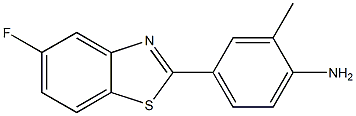 2-(4-amino-3-methylphenyl)-5-fluorobenzothiazole 结构式