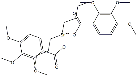 di-n-butyltin(IV) trimethoxybenzoate 结构式