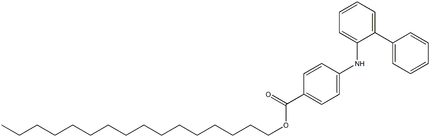 hexadecyl 4-biphenylamino benzoate 结构式