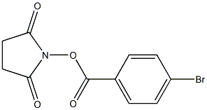 N-succinimidyl 4-bromobenzoate 结构式