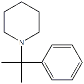 2-phenyl-2-(1-piperidinyl)propane 结构式