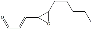 4,5-epoxy-2-decenal 结构式