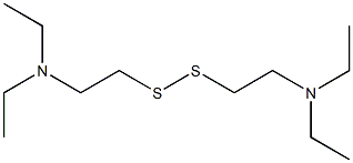 2,2'-bis(diethylamino)diethyl disulfide 结构式