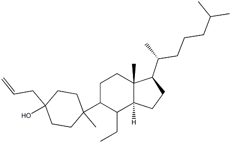 2-propenyl-5,6-secocholestan-3-ol 结构式