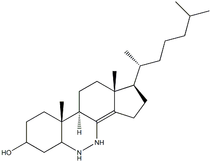 6,7-diazacholest-8(14)-en-3-ol 结构式