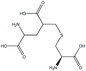 cysteine, S-(4-amino-2,4-dicarboxybutyl)- 结构式