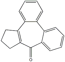 6,7-dihydrodibenzo(e,g)azulen-8(5H)-one 结构式