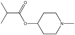N-methyl-4-piperidyl isobutyrate 结构式