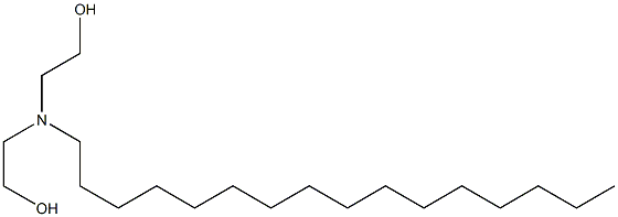 di(2-hydroxyethyl)hexadecylamine 结构式