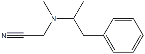 N-cyanomethylmethamphetamine 结构式