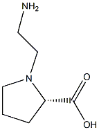 N-(aminoethyl)proline 结构式