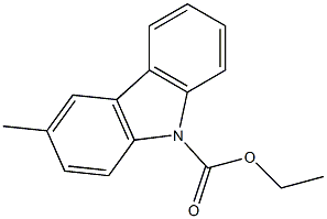 9-carbethoxy-3-methylcarbazole 结构式