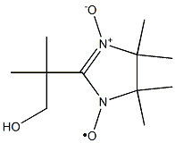 2-(1',1'-dimethyl-2'-hydroxyethyl)-4,4,5,5-tetramethylimidazoline-3-oxide-1-oxyl 结构式