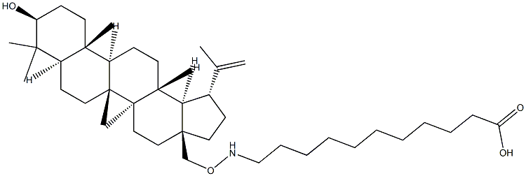 betulinylaminoundecanoic acid 结构式