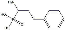 1-amino-3-phenylpropylphosphonic acid 结构式