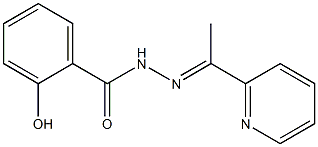 2-acetylpyridine o-hydroxybenzoylhydrazone 结构式