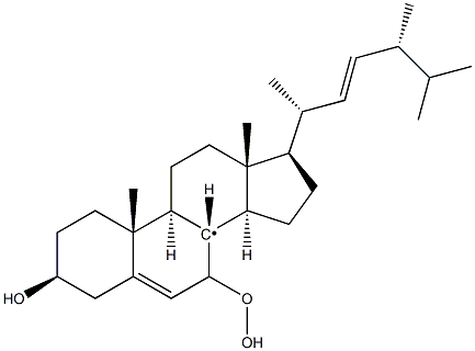 ergosterol 7-hydroperoxide 结构式