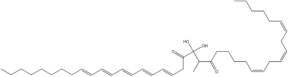 gamma-linolenoyl-3-eicosapentaenoylpropanediol 结构式