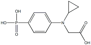 cyclopropyl-4-phosphonophenylglycine 结构式