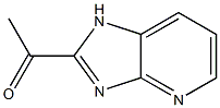 2-acetylimidazo(4,5-b)pyridine 结构式