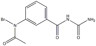 3-bromoacetylamino benzoylurea 结构式