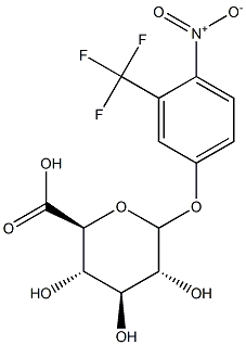 3-trifluoromethyl-4-nitrophenol glucuronide 结构式