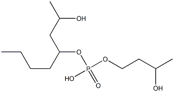 BUTYLBIS(3-HYDROXYBUTYL)PHOSPHATE 结构式