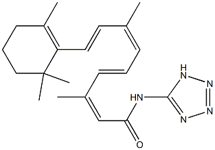 N-(TETRAZOL-5-YL)RETINAMIDE 结构式