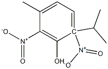 2,4-DINITROTHYMOL 结构式