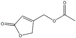 4-(ACETOXYMETHYL)-2-FURANONE 结构式