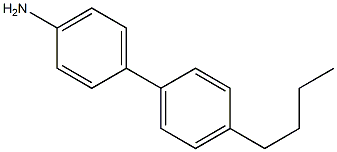 4'-N-BUTYL-4-AMINOBIPHENYL 结构式