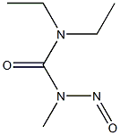 N-METHYL-N',N'-DIETHYL-N-NITROSOUREA 结构式